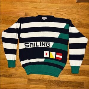 Vintage Cotton Sailing Sweater
